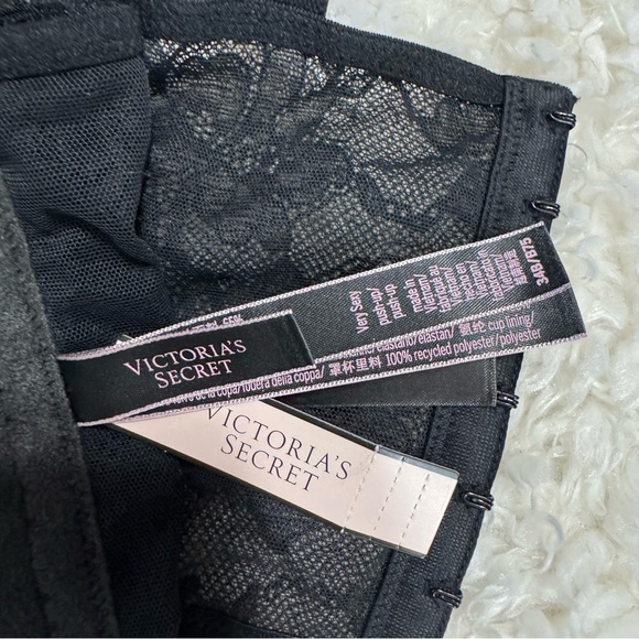 Victoria's Secret Bombshell Add-2-Cups Chain Strap Corset Top Black 34B NEW - Picture 8 of 10